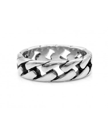 Prsten ocelový řetěz