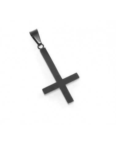Přívěsek křížek v černé barvě