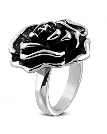 Prsten ocelový růže